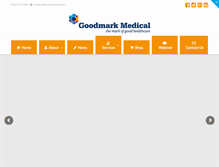 Tablet Screenshot of goodmarkmedical.com